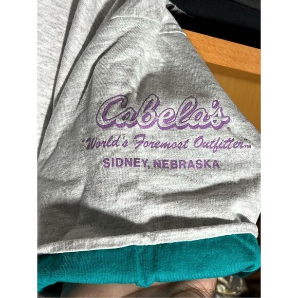 Vintage 90s Signal Flower Hummingbird AOP Nature Tee - Picture 3 of 6